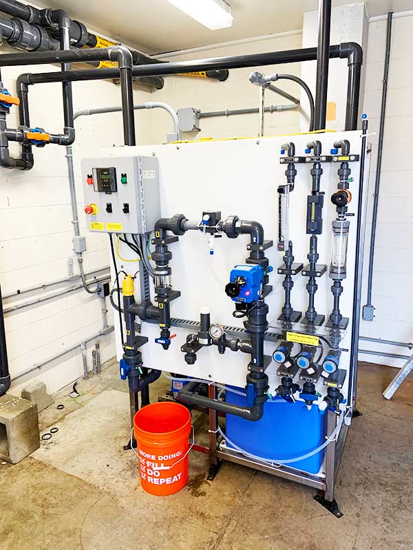 MGII chlorine dioxide generator used in Virginia utility