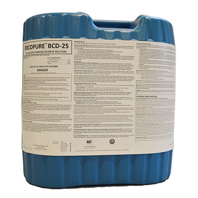5-gallon pail of sodium chlorite